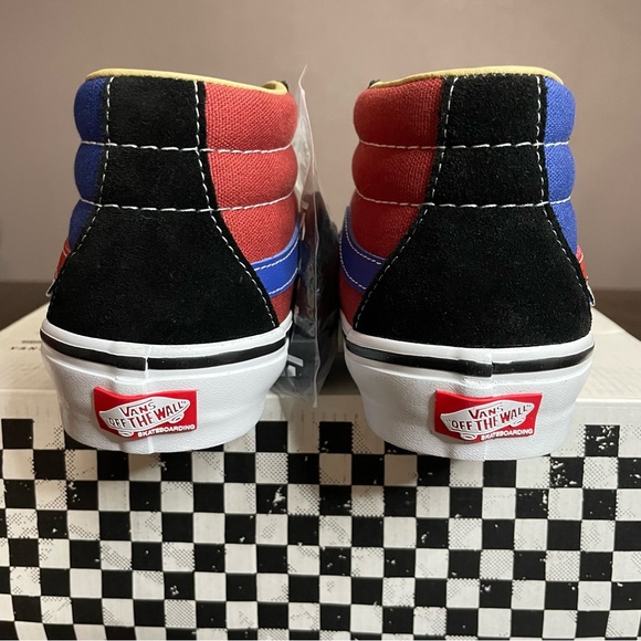 Vans Skate Grosso Mid University Red/Blue Men Size 7.5, equivalent to Women 9 - Picture 5 of 9